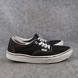 Vans Shoes Womens 10 Sneakers Comfy Cush Era Trainers Skateboarding Black Canvas